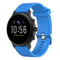 22mm Texture Silicone Wrist Strap Watch Band for Fossil Gen 5 Carlyle, Gen 5 Julianna, Gen 5 Garrett, Gen 5 Carlyle HR (Sky Blue)