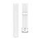 22mm Texture Silicone Wrist Strap Watch Band for Fossil Gen 5 Carlyle, Gen 5 Julianna, Gen 5 Garrett, Gen 5 Carlyle HR (White)