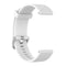 22mm Texture Silicone Wrist Strap Watch Band for Fossil Gen 5 Carlyle, Gen 5 Julianna, Gen 5 Garrett, Gen 5 Carlyle HR (White)