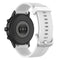 22mm Texture Silicone Wrist Strap Watch Band for Fossil Gen 5 Carlyle, Gen 5 Julianna, Gen 5 Garrett, Gen 5 Carlyle HR (White)