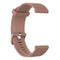 22mm Texture Silicone Wrist Strap Watch Band for Fossil Gen 5 Carlyle, Gen 5 Julianna, Gen 5 Garrett, Gen 5 Carlyle HR (Brown)