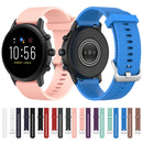 22mm Texture Silicone Wrist Strap Watch Band for Fossil Gen 5 Carlyle, Gen 5 Julianna, Gen 5 Garrett, Gen 5 Carlyle HR (Dark Blue)