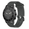 22mm Texture Silicone Wrist Strap Watch Band for Fossil Hybrid Smartwatch HR, Male Gen 4 Explorist HR, Male Sport (Grey)
