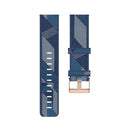 23mm Stripe Weave Nylon Wrist Strap Watch Band for Fitbit Versa 2, Fitbit Versa, Fitbit Versa Lite, Fitbit Blaze(Blue)
