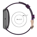 23mm Stripe Weave Nylon Wrist Strap Watch Band for Fitbit Versa 2, Fitbit Versa, Fitbit Versa Lite, Fitbit Blaze(Purple)