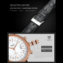 422 YAZOLE Men Fashion Business Leather Band Quartz Wrist Watch (Coffee+ Black)