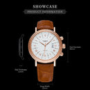 422 YAZOLE Men Fashion Business Leather Band Quartz Wrist Watch(Coffee+ White)
