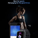 Y68 1.3 inch IPS Screen Smart Watch, IP67 Waterproof, Support Heart Rate Monitoring / Blood Pressure Monitoring / Sedentary Reminder / Sleep Monitoring (Black)