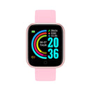 Y68 1.3 inch IPS Screen Smart Watch, IP67 Waterproof, Support Heart Rate Monitoring / Blood Pressure Monitoring / Sedentary Reminder / Sleep Monitoring (Pink)