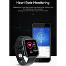 Y68 1.3 inch IPS Screen Smart Watch, IP67 Waterproof, Support Heart Rate Monitoring / Blood Pressure Monitoring / Sedentary Reminder / Sleep Monitoring (Silver+Black)