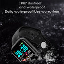 Y68 1.3 inch IPS Screen Smart Watch, IP67 Waterproof, Support Heart Rate Monitoring / Blood Pressure Monitoring / Sedentary Reminder / Sleep Monitoring (Silver+Black)