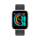 Y68 1.3 inch IPS Screen Smart Watch, IP67 Waterproof, Support Heart Rate Monitoring / Blood Pressure Monitoring / Sedentary Reminder / Sleep Monitoring (Silver+Black)