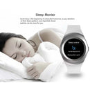 Y1 Round Nano SIM Card Fitness Tracker Smartband Smart Watch, with Whatsapp Facebook, Support Pedometer / Sleep Monitor / Music Control / Remote Camera / Sedentary Reminder(Black)