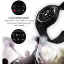 Y1 Round Nano SIM Card Fitness Tracker Smartband Smart Watch, with Whatsapp Facebook, Support Pedometer / Sleep Monitor / Music Control / Remote Camera / Sedentary Reminder(Black)
