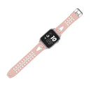 For Apple Watch Series 3 & 2 & 1 38mm Fashion Smiling Face Pattern Silicone Watch Band(Pink)