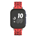 For Apple Watch Series 3 & 2 & 1 38mm Fashion Fishbone Pattern Silicone Watch Band(Red)