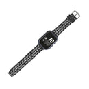 For Apple Watch Series 3 & 2 & 1 38mm Fashion Fishbone Pattern Silicone Watch Band (Black+White)