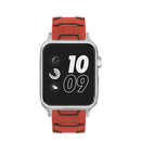 For Apple Watch Series 3 & 2 & 1 38mm Fashion Electrocardiogram Pattern Silicone Watch Band(Red)