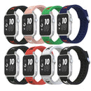 For Apple Watch Series 3 & 2 & 1 42mm Fashion Smiling Face Pattern Silicone Watch Band(Pink)