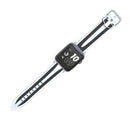 For Apple Watch Series 3 & 2 & 1 42mm Fashion Double Stripes Pattern Silicone Watch Band (Black+White)