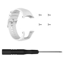 Silicone Watch Band for SUUNTO Trainer Wrist HR (White)