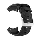 Silicone Watch Band for SUUNTO 9 (Black)