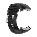 Silicone Watch Band for SUUNTO 9 (Black)