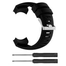 Silicone Watch Band for SUUNTO Core ALU Black(Black)