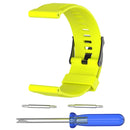 Silicone Watch Band for SUUNTO Traverse (Cyan)