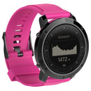 Silicone Watch Band for SUUNTO Traverse (Rose Red)