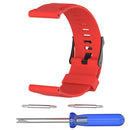 Silicone Watch Band for SUUNTO Traverse (Red)
