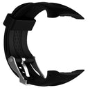 Silicone Sport Watch Band for Garmin Forerunner 10 / 15(Black)