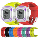 Silicone Sport Watch Band for Garmin Forerunner 10 / 15(Black)