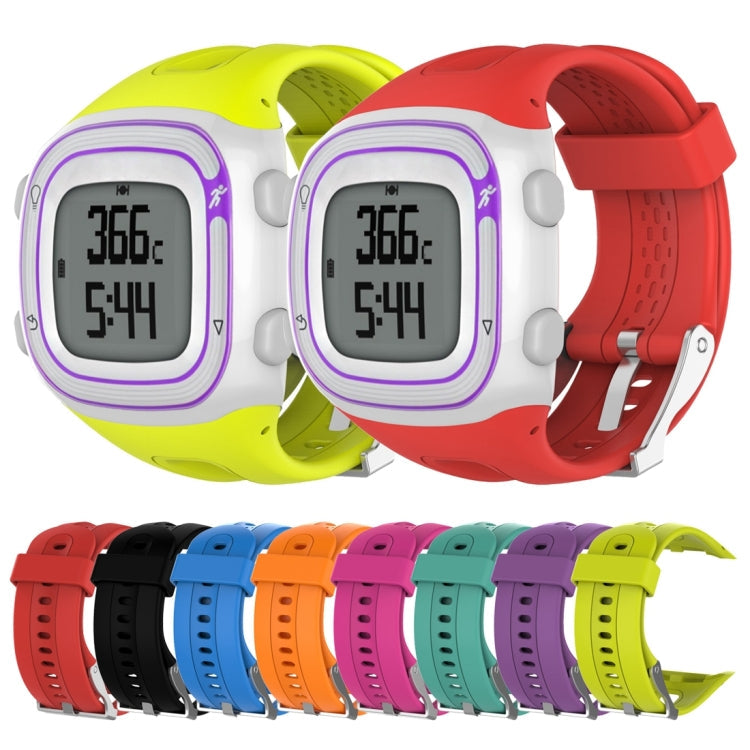 Silicone Sport Watch Band for Garmin Forerunner 10 / 15(Purple)
