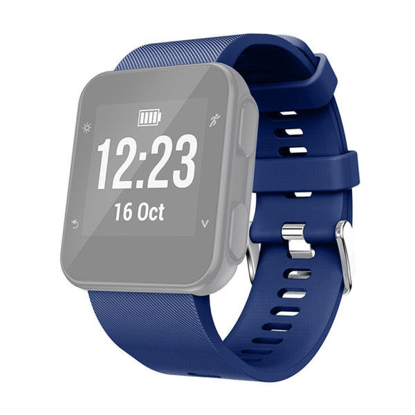 Silicone Sport Watch Band for Garmin Forerunner 35(Aqua Blue)