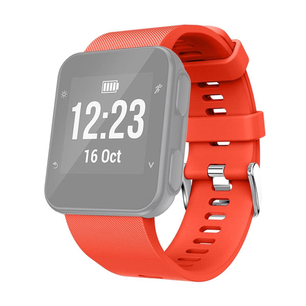 Silicone Sport Watch Band for Garmin Forerunner 35(Orange)
