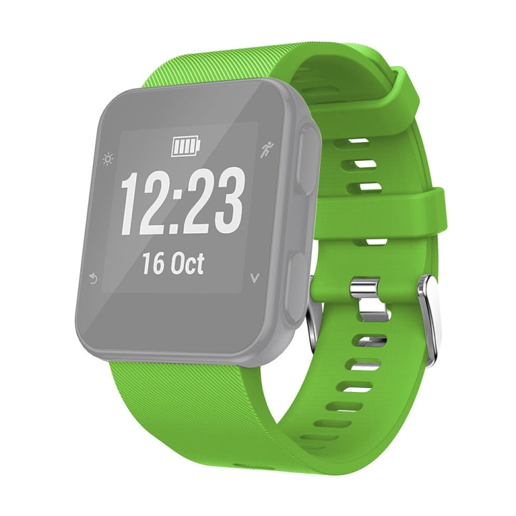 Silicone Sport Watch Band for Garmin Forerunner 35(Green)
