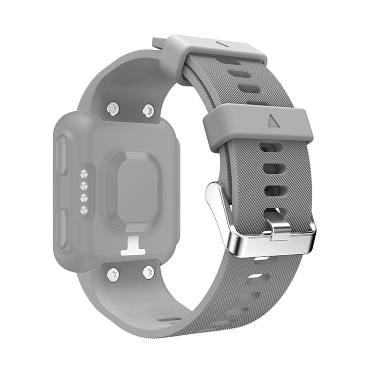 Silicone Sport Watch Band for Garmin Forerunner 35(Grey)