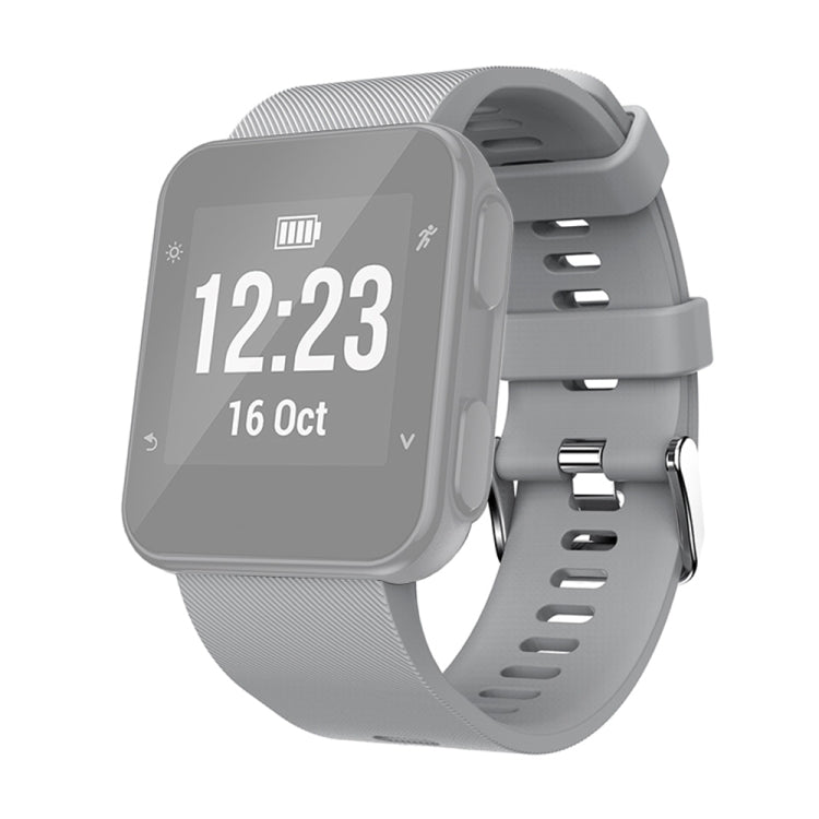 Silicone Sport Watch Band for Garmin Forerunner 35(Grey)