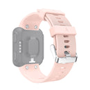 Silicone Sport Watch Band for Garmin Forerunner 35(Light Pink)