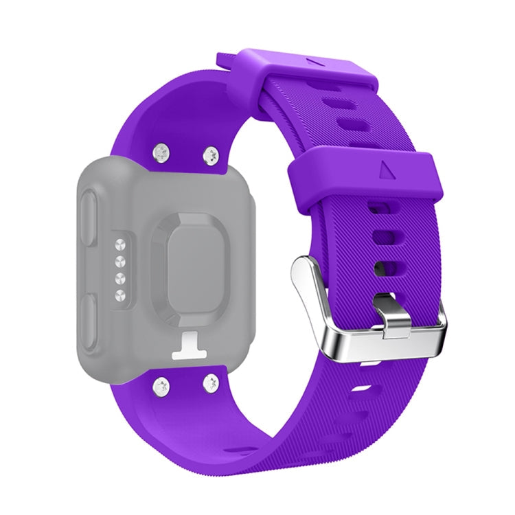 Silicone Sport Watch Band for Garmin Forerunner 35(Purple)