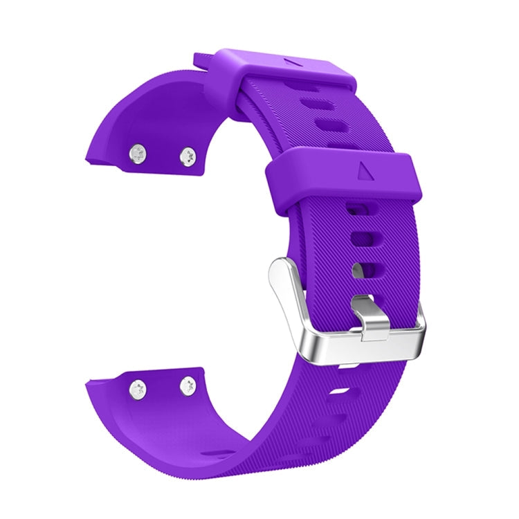 Silicone Sport Watch Band for Garmin Forerunner 35(Purple)