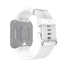 Silicone Sport Watch Band for Garmin Forerunner 35(White)