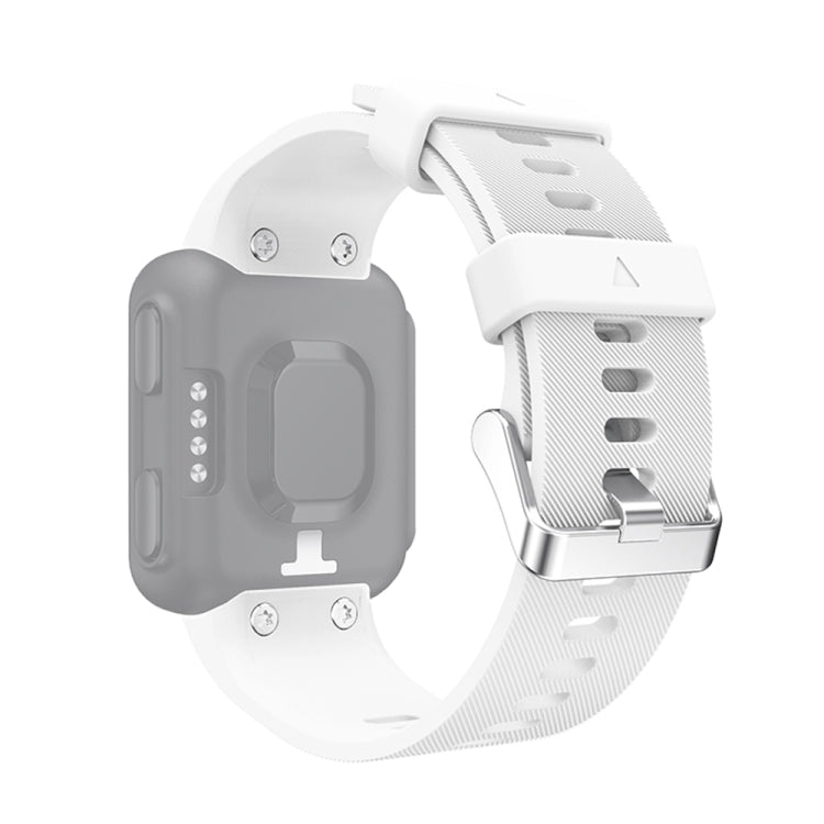 Silicone Sport Watch Band for Garmin Forerunner 35(White)