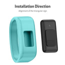 Silicone Sport Watch Band for Garmin Vivofit JR, Size: Small(Mint Green)