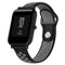 Double Colour Silicone Sport Watch Band for Huawei Watch Series 1 18mm(Black Grey)