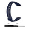Silicone Watch Band for Huawei Honor Band 3(Dark Blue)