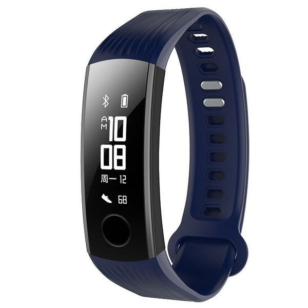 Silicone Watch Band for Huawei Honor Band 3(Dark Blue)