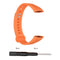 Silicone Watch Band for Huawei Honor Band 3(Orange)