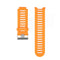 Solid Color Silicone Watch Band for Garmin Forerunner 910XT(Orange)